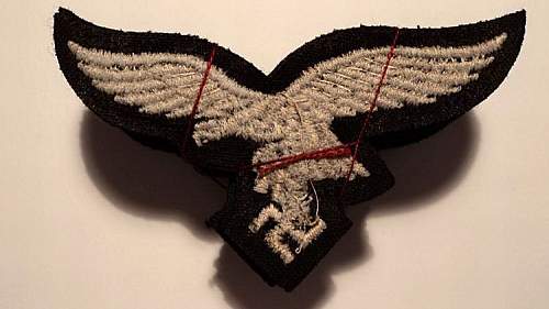 original Herman Goering Panzer Division Cap Eagle?