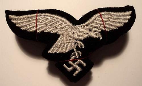 original Herman Goering Panzer Division Cap Eagle?