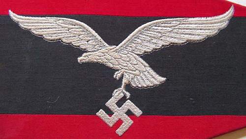 Luftwaffe Flak commanders fender pennant