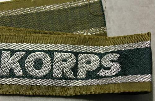 The Afrikakorps cuff title