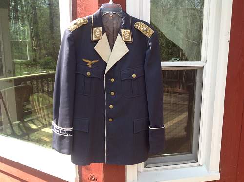 GeneralLeutnant Luftwaffe Tunic Legion Condor