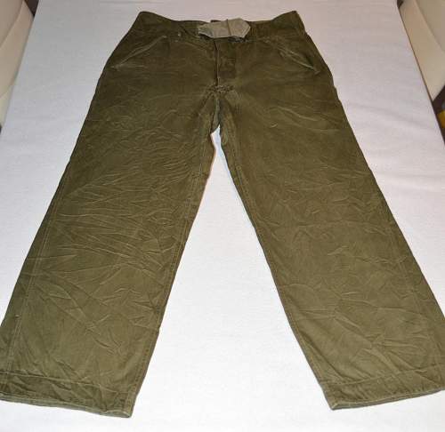 Heer tropical service trousers 44 dated. Helps needed