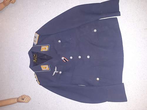 ww1 Ace Rudolf Stark's luftwaffe tunic dated 1933