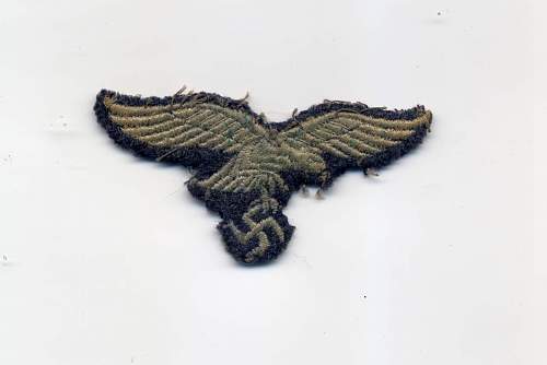 Real or fake? (Luftwaffe cap eagle)