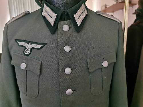 Dienstrock Oberstleutnant tunic