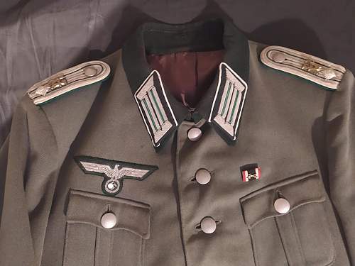 Dienstrock Oberstleutnant tunic