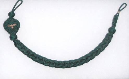 unteroffiziervorschule cuff title and lanyard