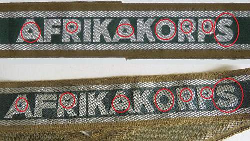 The Afrikakorps cuff title