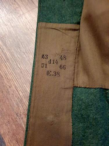 Help with a Oberst tunic in the Gebirgsjäger.