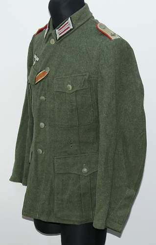 Field tunic/Feldbluse, version 1940, Oberleutnant Artillery