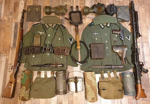 Two operation Weserübung uniforms