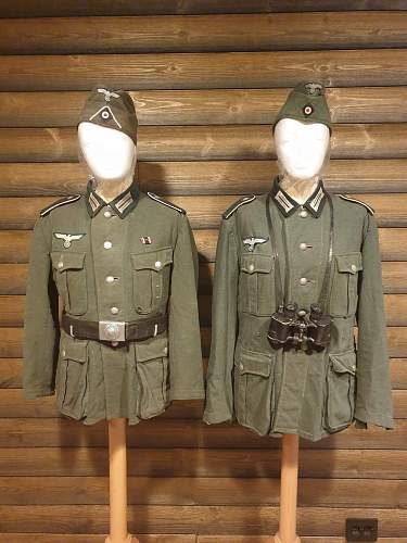 Two operation Weserübung uniforms