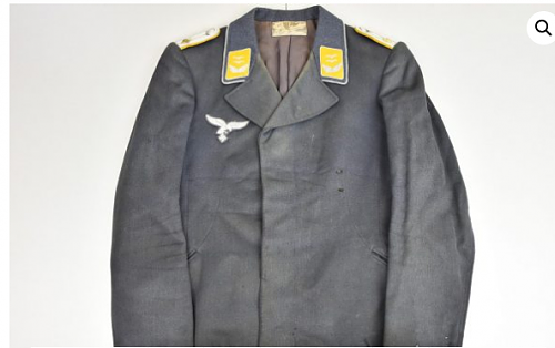 Luftwaffe officer ‘Fliegerbluse’ for Oberleutnant in a Flying or Paratrooper unit