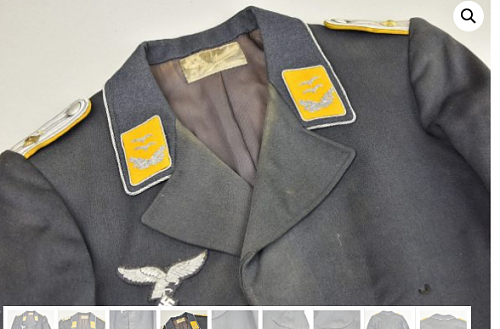 Luftwaffe officer ‘Fliegerbluse’ for Oberleutnant in a Flying or Paratrooper unit