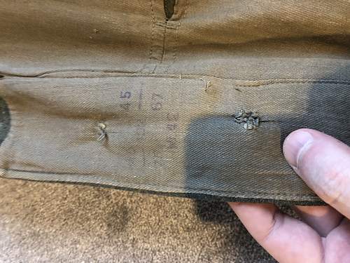 M40/M42 Infantry Feldbluse bought two days ago on Ciney Military - Need an advice