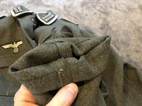 M40/M42 Infantry Feldbluse bought two days ago on Ciney Military - Need an advice