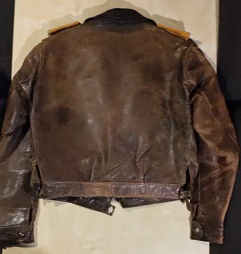 Luftwaffe leather pilot jacket. Is it all real?