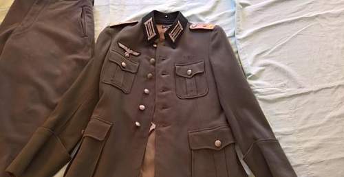 Opinion on a sergeant of the engineers corps uniform