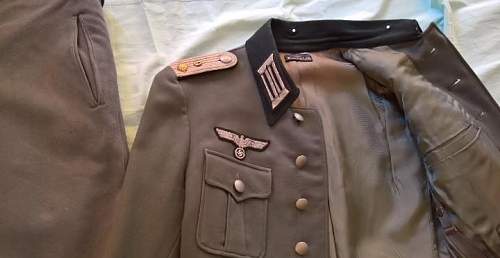 Opinion on a sergeant of the engineers corps uniform