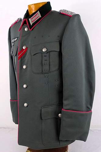 Panzer Officer Piped tunic