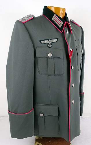 Panzer Officer Piped tunic