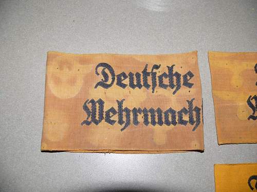 Deutsche Wehrmacht armbands