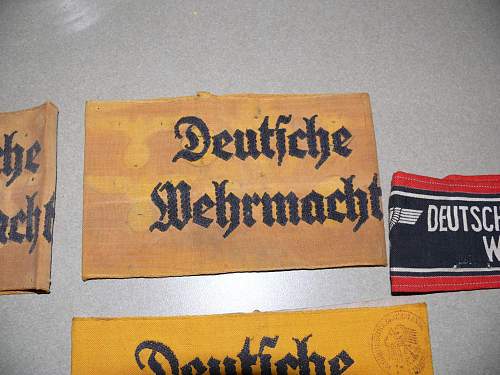 Deutsche Wehrmacht armbands