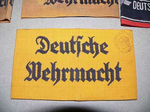 Deutsche Wehrmacht armbands