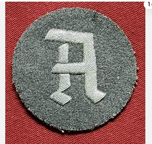 Unknown career sleeve insignia