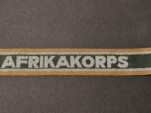 Ärmelband Afrikakorps