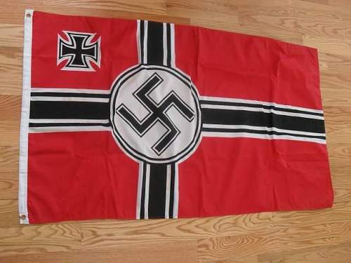 Kriegsmarine flag real or fake