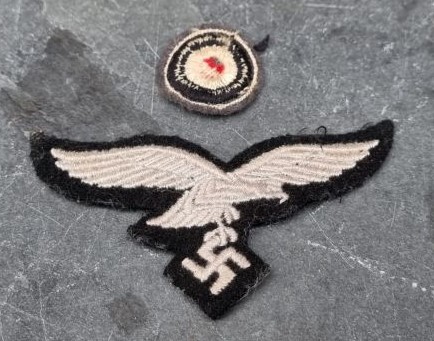 Herman Goering Division Cloth Cap Badge.