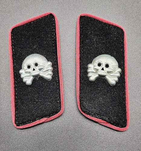 Thoughts on these Panzer Collar Tabs. Period Original or Repro?
