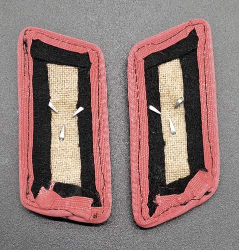 Thoughts on these Panzer Collar Tabs. Period Original or Repro?