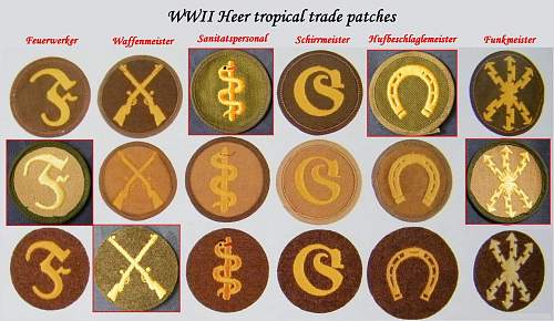 Heer Tropical trade patches