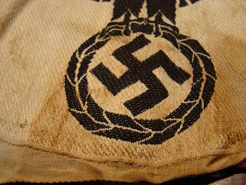 WWII German Eagle PT vest &quot;PANZER&quot; Black Eagle Insignia