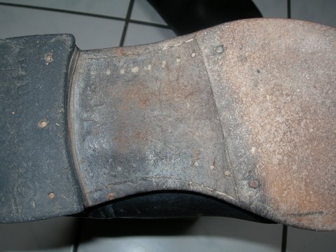 on Wehrmacht officer boots.