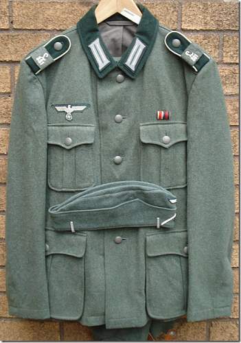 Four uniforms for sale