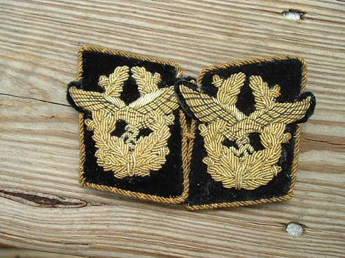 Luftwaffe generals collar tabs