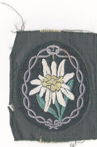 Need help with Gebirgjager cloth patch...