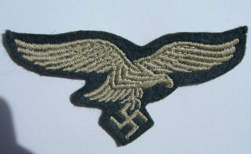 Need help with Luftwaffe breast eagle