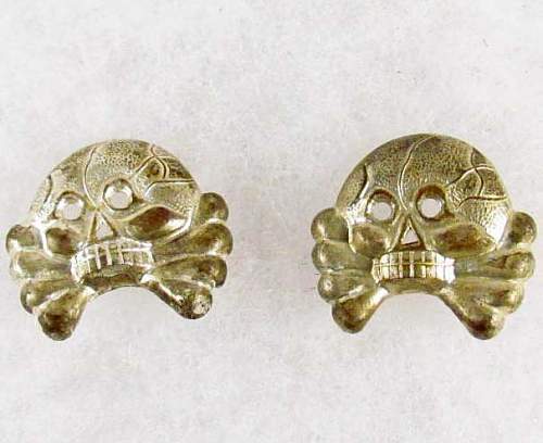 Panzer EM Collar tab skulls- Original or not