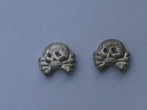 Panzer EM Collar tab skulls- Original or not