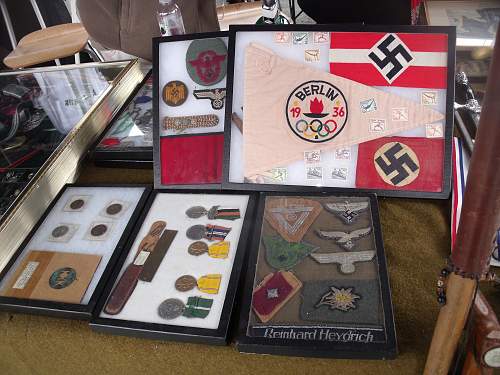 Items at the military show!