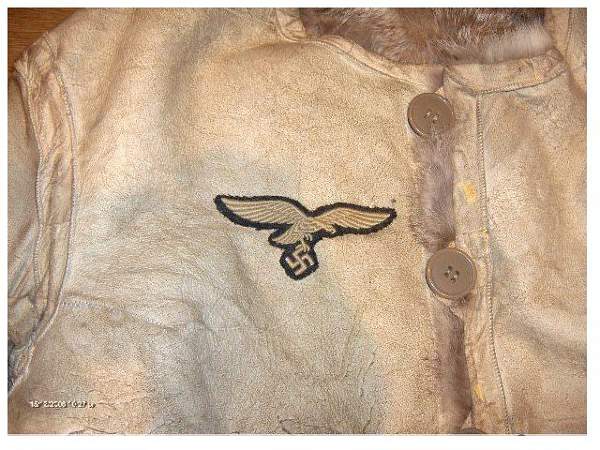 LW jacket, fur lined