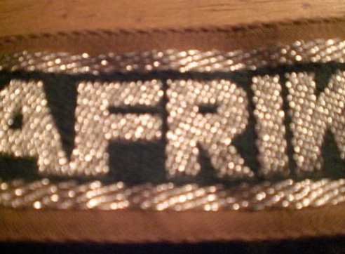 Afrika Corps cuff title, second opinion needed!!!