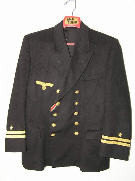 Kriegsmarine Officer Reefer Jacket