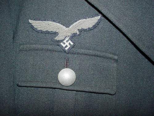 Luftwaffe Staff [carmine backed tabs and boards] rank Lt.Col.