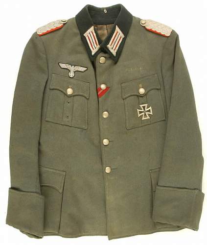 Heer Artillery Major Tunic