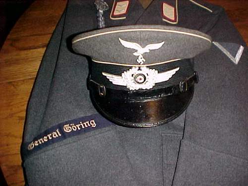 General Goering Wach Batallion tunic and cap